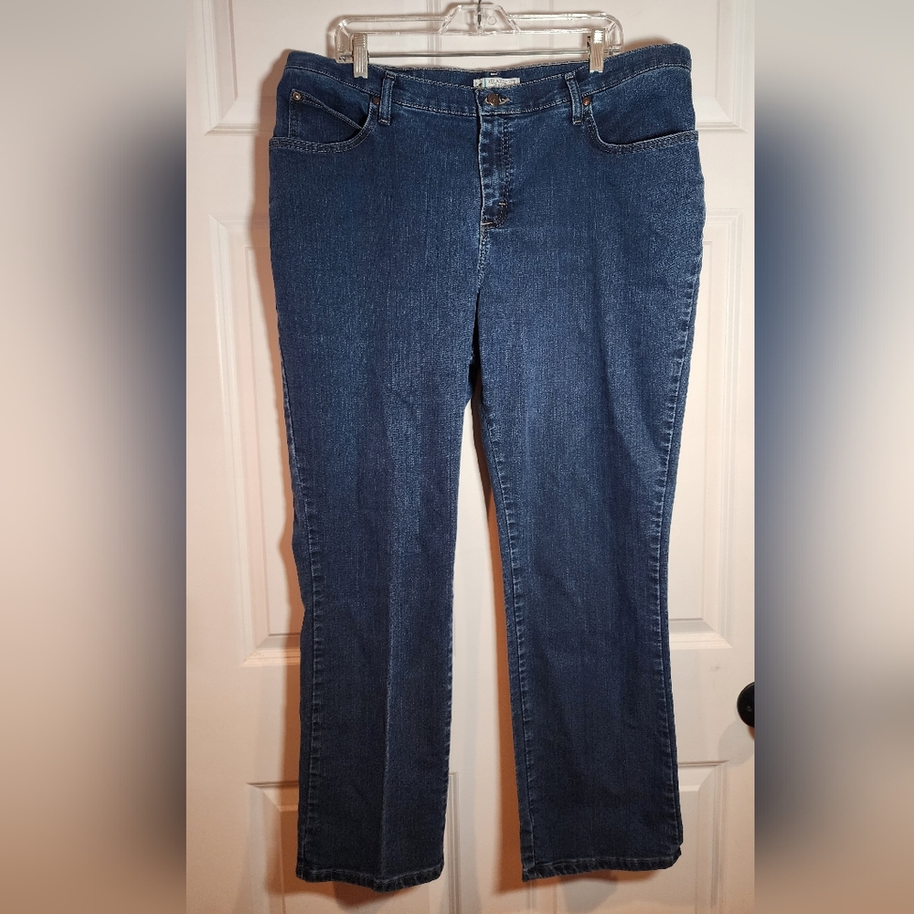 Lee Relaxed Fit At The Waist Classic Blue Women's Jeans 18W Medium